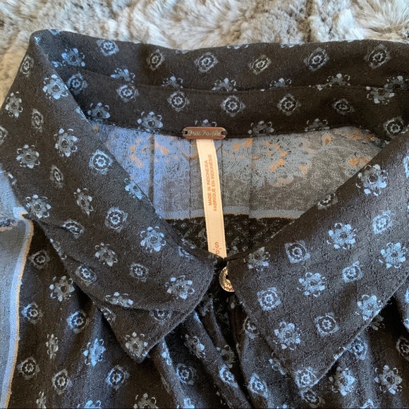 Free People Boho long sleeve tops size S - Picture 3 of 6